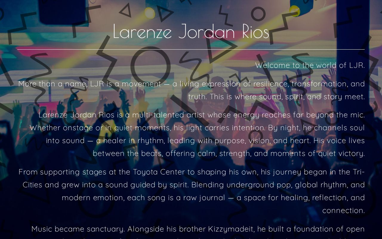 (LJR) Larenze Jordan Rios Site